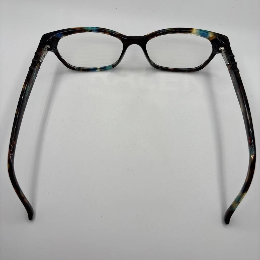 TURA R559 TEA BLUE BROWN AUTHENTIC EYEGLASSES 53-16-135 FRAME W/CASE